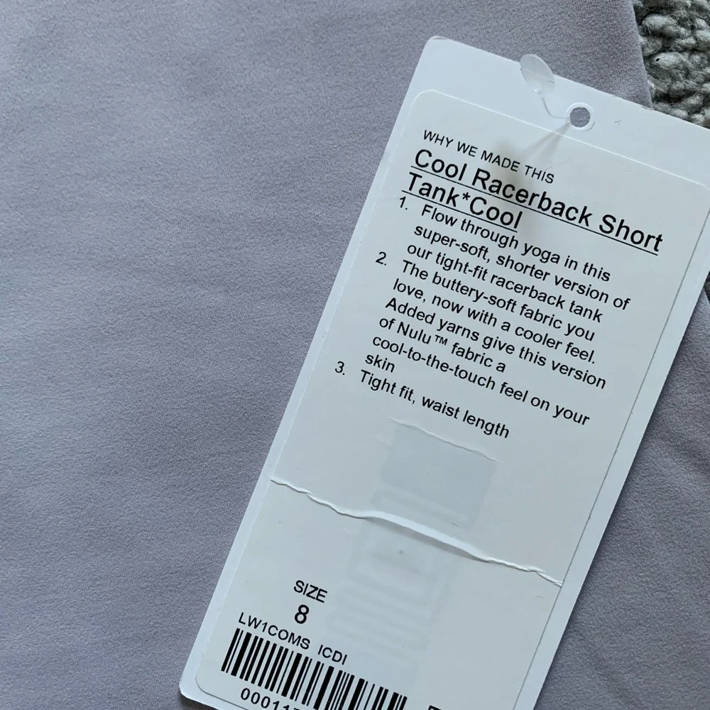 Lululemon Cool Racerback Short Tank - Picture 5 of 7